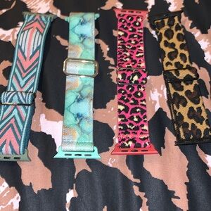 (4) stretchy watch bands